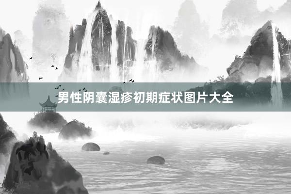 男性阴囊湿疹初期症状图片大全